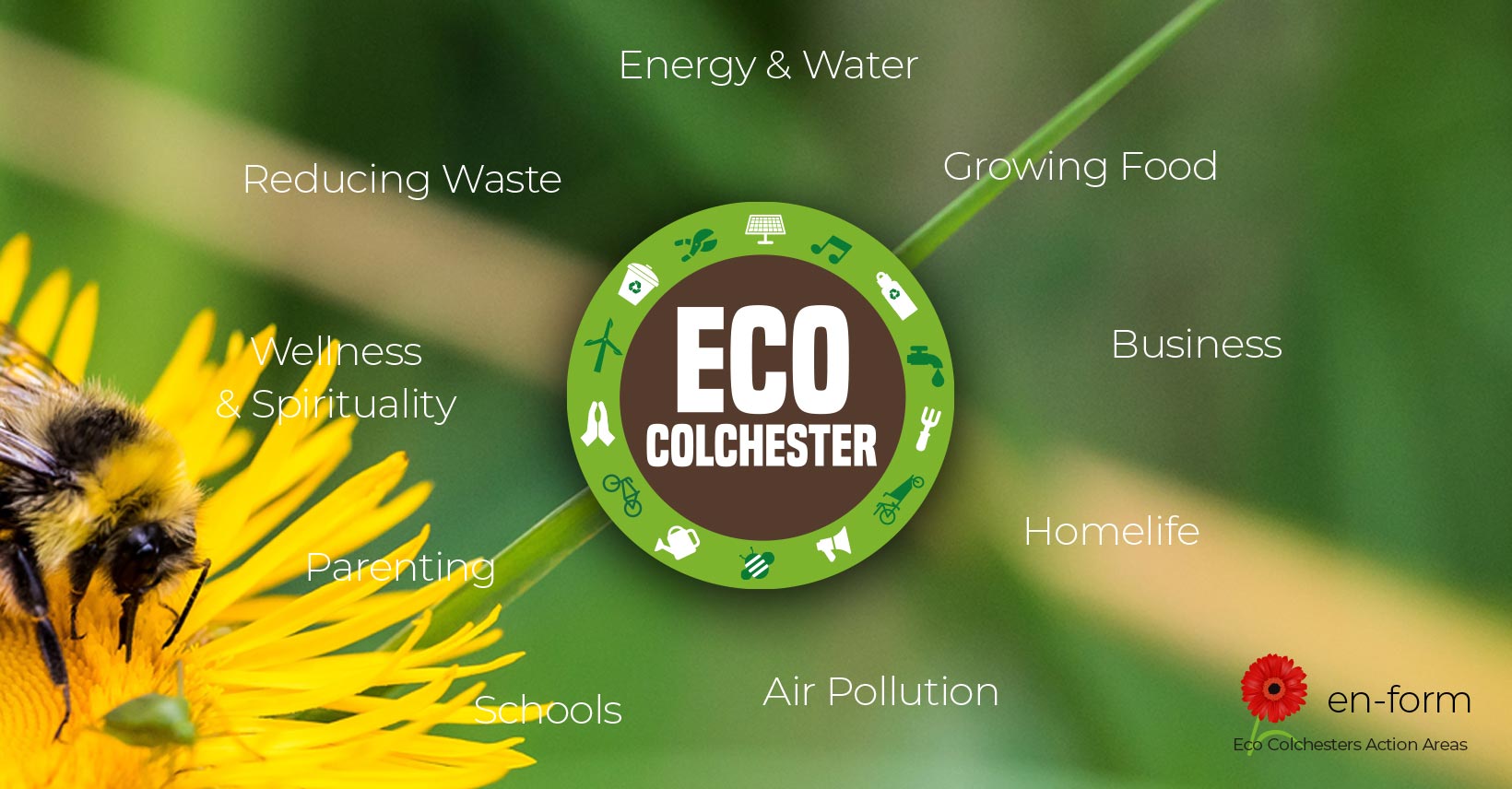 Eco Colchester Action Areas circle